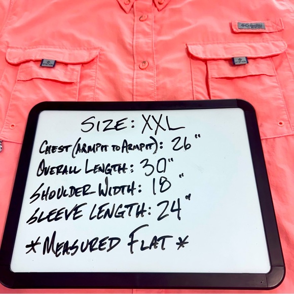 Columbia Women’s Coral Casual Button Down Shirt, XXL, EUC - Picture 8 of 8